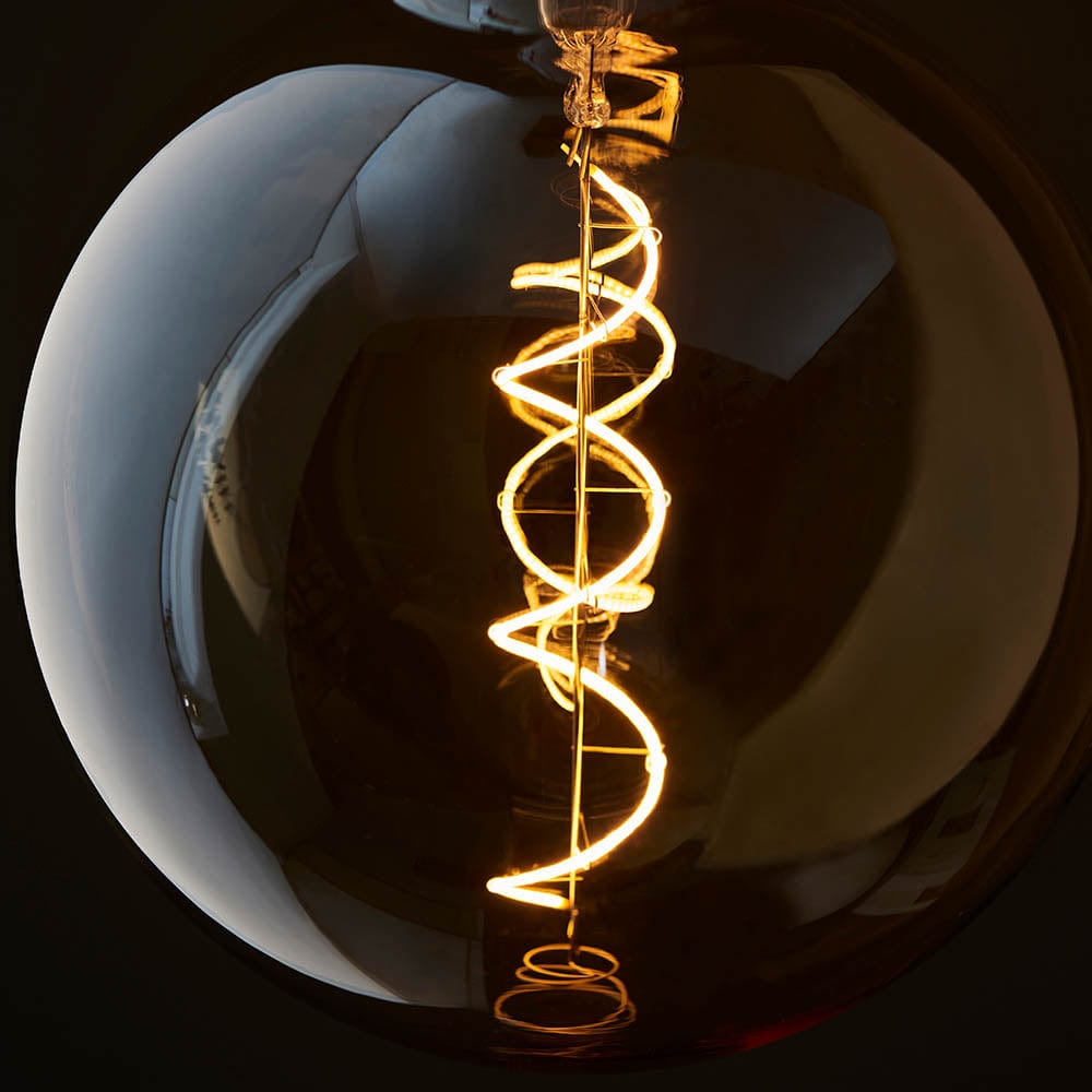 Light Bulb Large Globe Bulb 'Amber Spiral' - 200cm (LED) homeware shops bristol gift shops bristol PRIORMADE