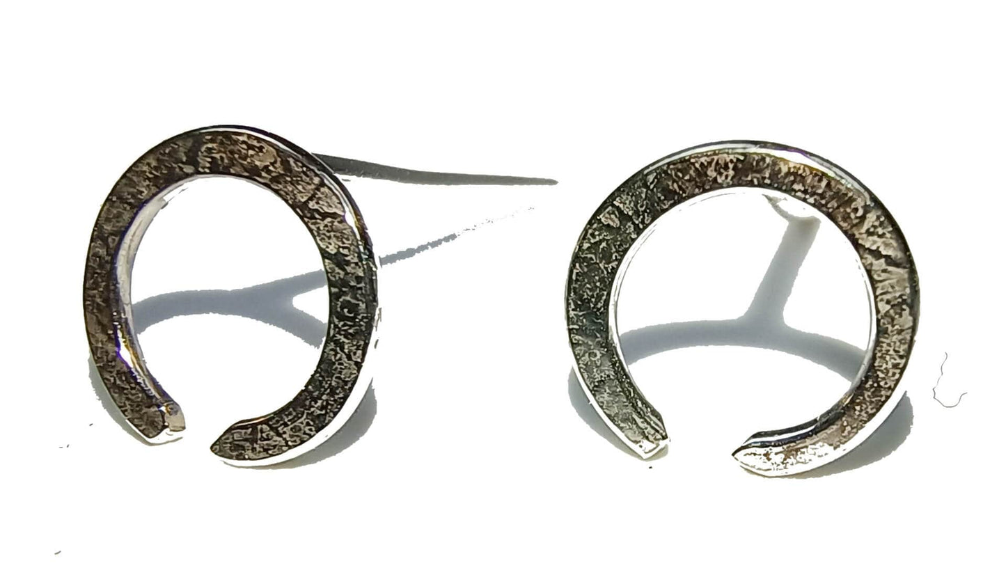 Earrings BASE - Small Round Studs - Silver homeware shops bristol gift shops bristol By Maraca