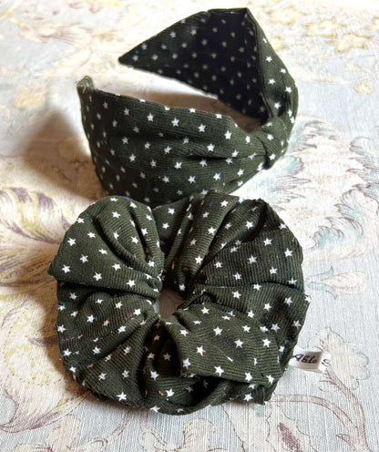 Corduroy Headbands Olive Star Corduroy Headbands homeware shops bristol gift shops bristol Able Mabel