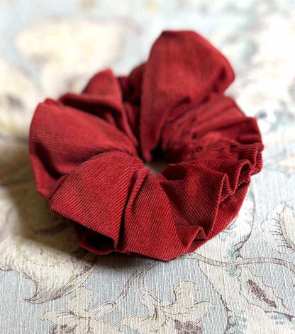Corduroy Scrunchie Brick Corduroy Scrunchies homeware shops bristol gift shops bristol Able Mabel