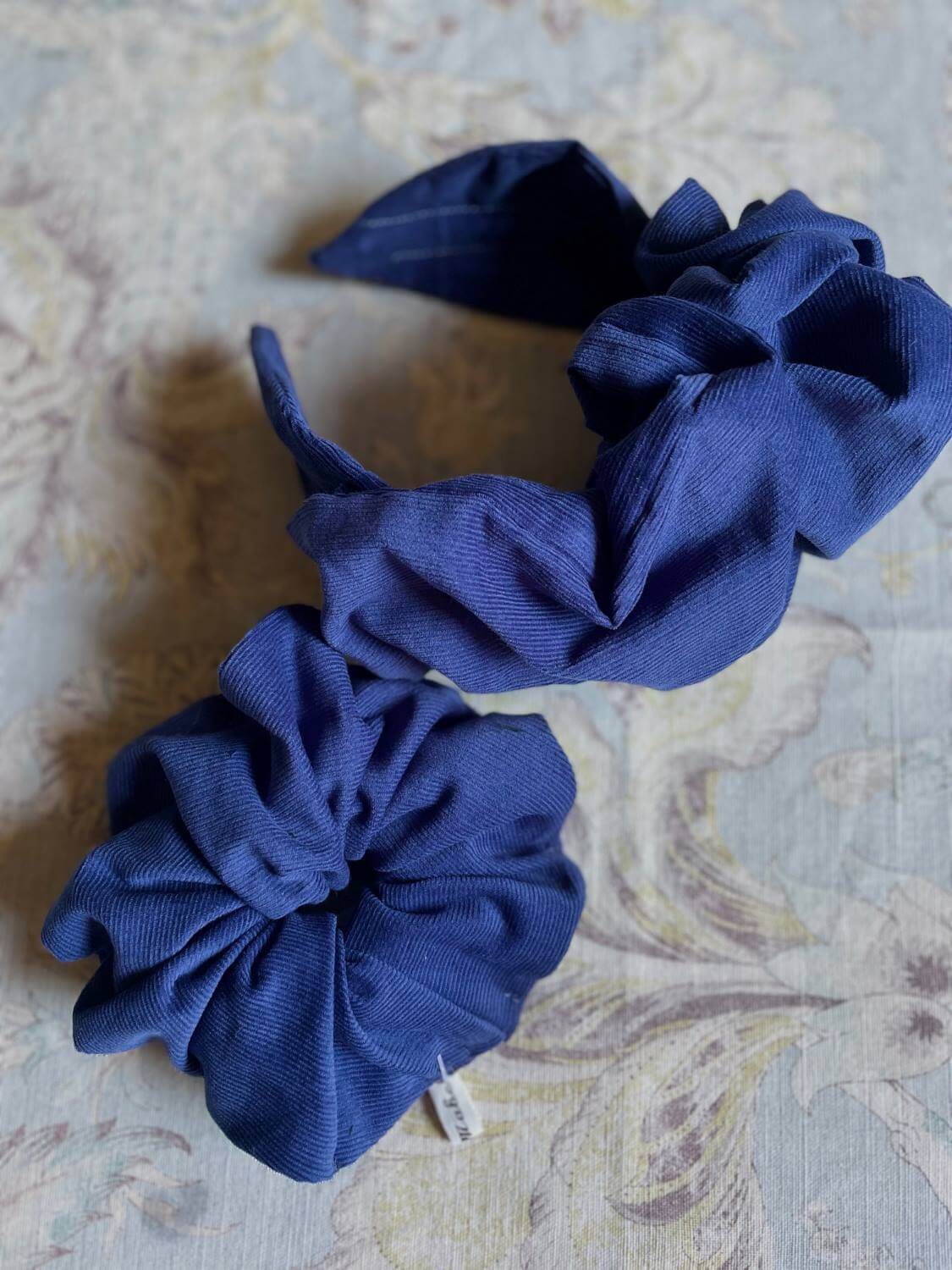 Marine Corduroy Scrunchies homeware shops bristol gift shops bristol Able Mabel