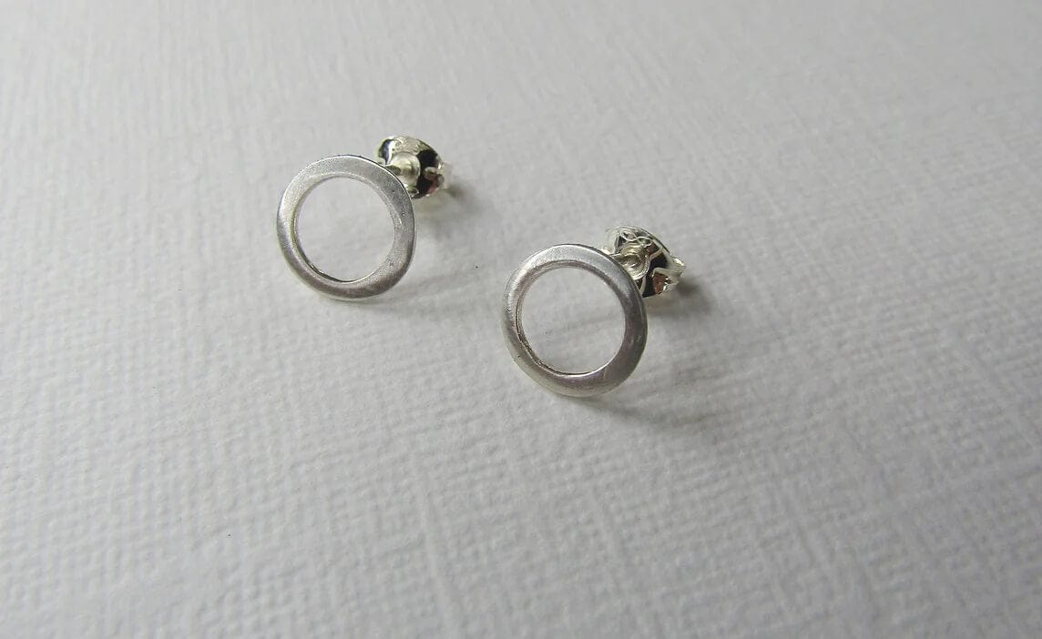 Earrings 'Knot' Studs - Sterling Silver  (two sizes) homeware shops bristol gift shops bristol Amelia Stone Jewellery