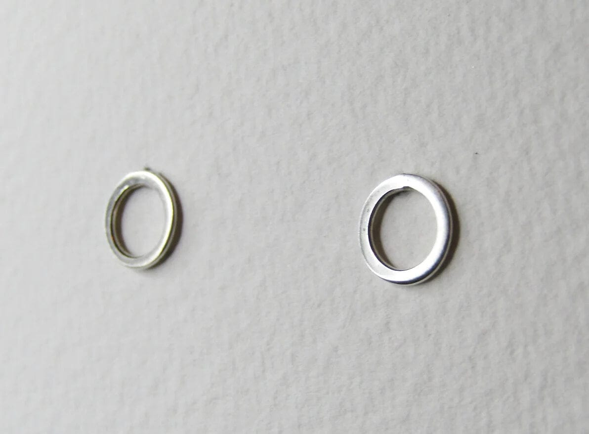 Earrings 'Knot' Studs - Sterling Silver  (two sizes) homeware shops bristol gift shops bristol Amelia Stone Jewellery
