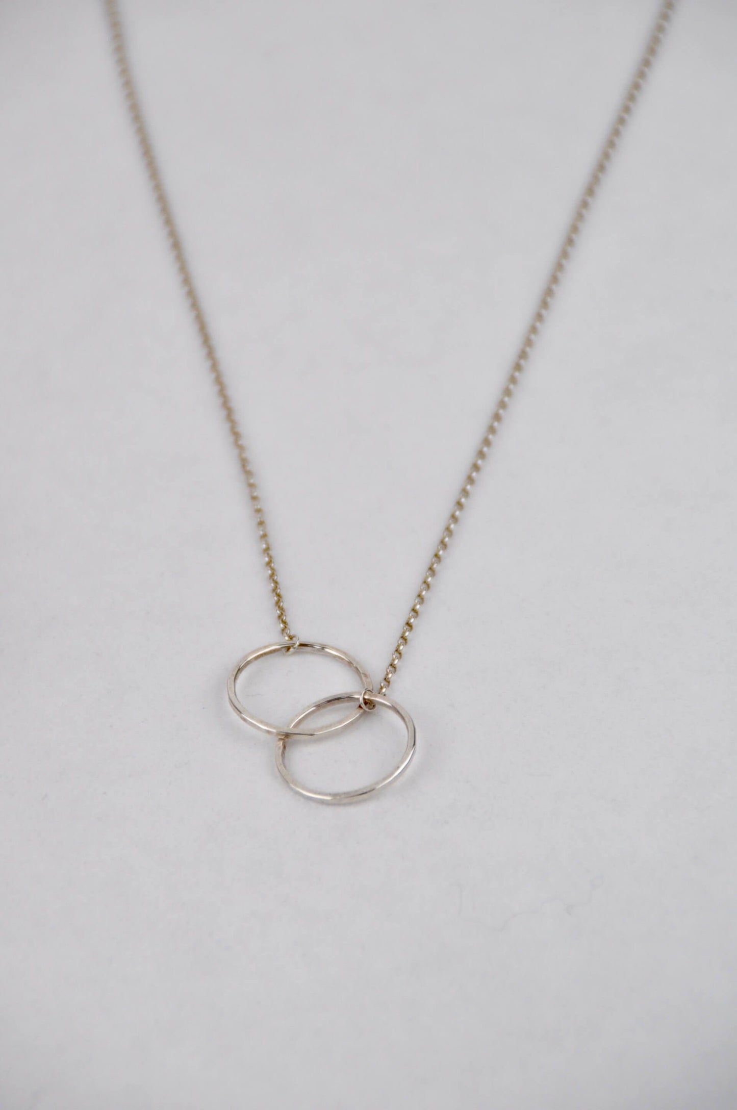 Necklace 'Double Circlet' Necklace - Sterling Silver (various styles) homeware shops bristol gift shops bristol Amelia Stone Jewellery