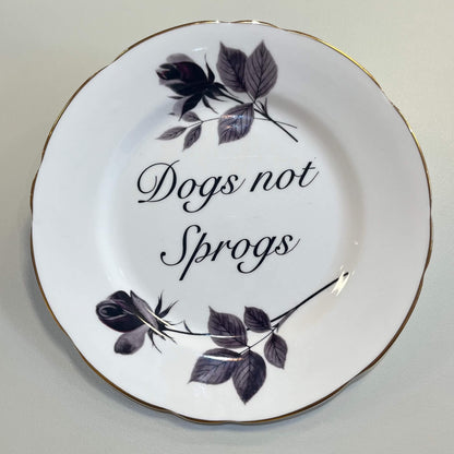 Ceramics F Decorative Wall Plate - Dogs Not Sprogs (various styles) homeware shops bristol gift shops bristol Beau & Badger