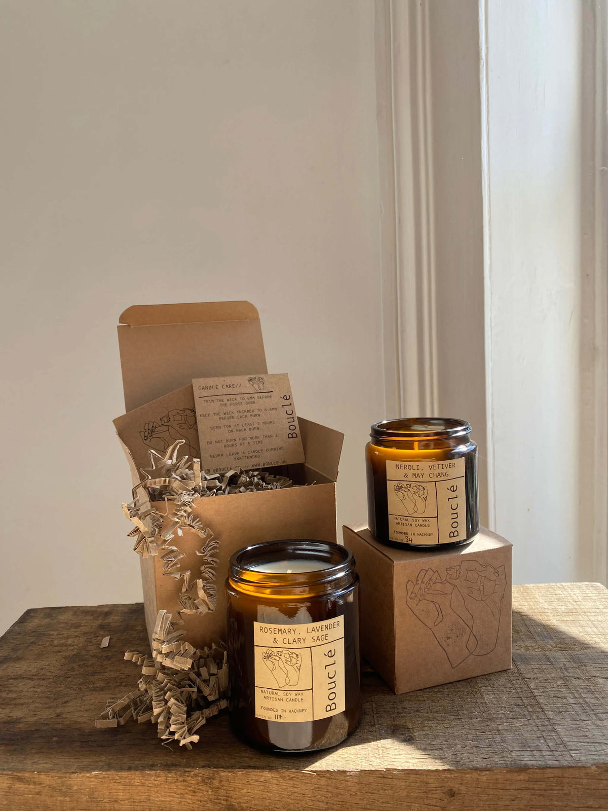 Candle Patchouli, Cardamom & Mandarin Rind Candle homeware shops bristol gift shops bristol Bouclé