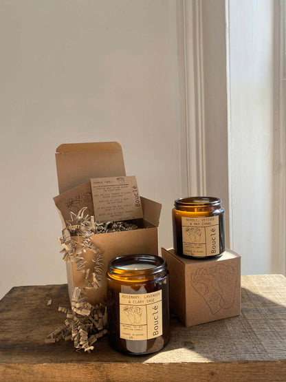 Candle Patchouli, Cardamom & Mandarin Rind Candle homeware shops bristol gift shops bristol Bouclé
