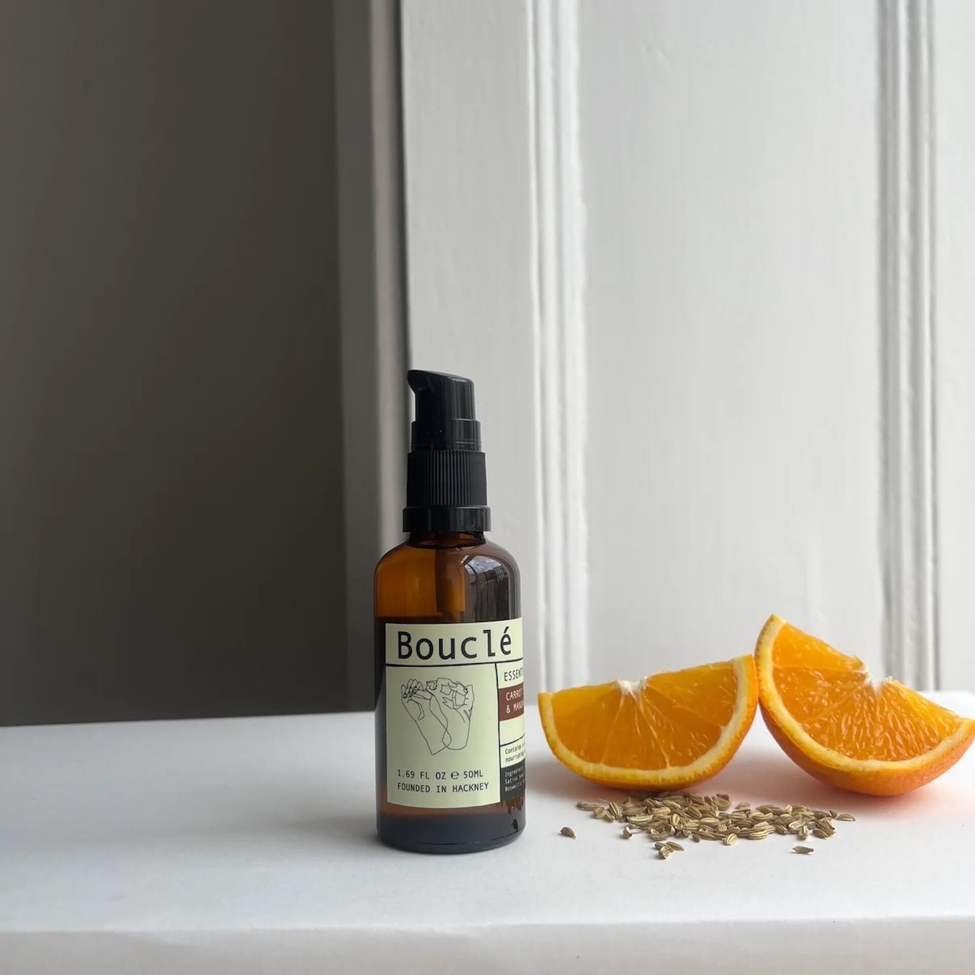 Carrot Seed & Mandarin Rind Essential Oil Body Oils (three fragrances available) homeware shops bristol gift shops bristol Bouclé