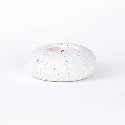 Candle Holder White Pebble Tealight Holder - Various Colours homeware shops bristol gift shops bristol Desire North Design