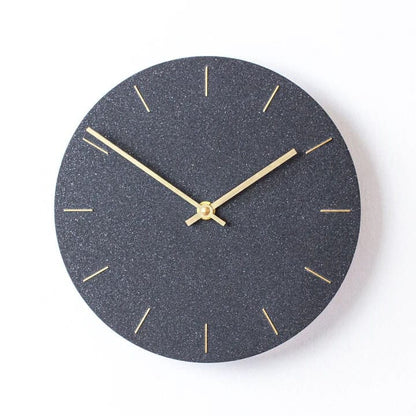 Charcoal *SALE* Hand-cast Wall Clock - Various Colours homeware shops bristol gift shops bristol Desire North Design