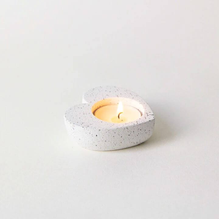 white Heart Tealight Holder - Various Colours homeware shops bristol gift shops bristol Desire North Design