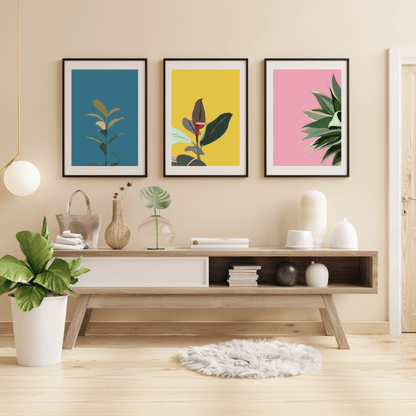 Prints Pink Pineapple Top Print (various sizes) homeware shops bristol gift shops bristol Do It Later Illustration