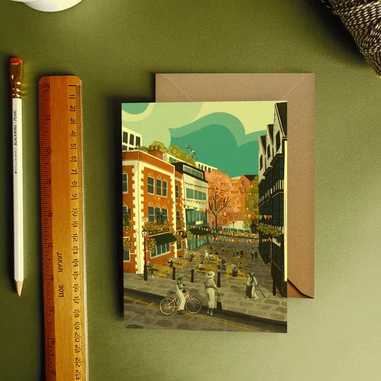 Greetings Card King Street Greeting Card Bristol Scenes Greetings Card (various designs) homeware shops bristol gift shops bristol Emy Lou Holmes