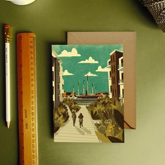 Greetings Card SS Great Britain Greeting Card Bristol Scenes Greetings Card (various designs) homeware shops bristol gift shops bristol Emy Lou Holmes