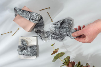 Head Scarf Head Scarf in 'Illusion' Print homeware shops bristol gift shops bristol Ilke Usluca Design