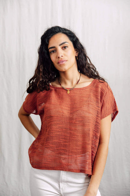 Clothing Rust Everyday Boxy Tops (various colours) homeware shops bristol gift shops bristol Inka Free