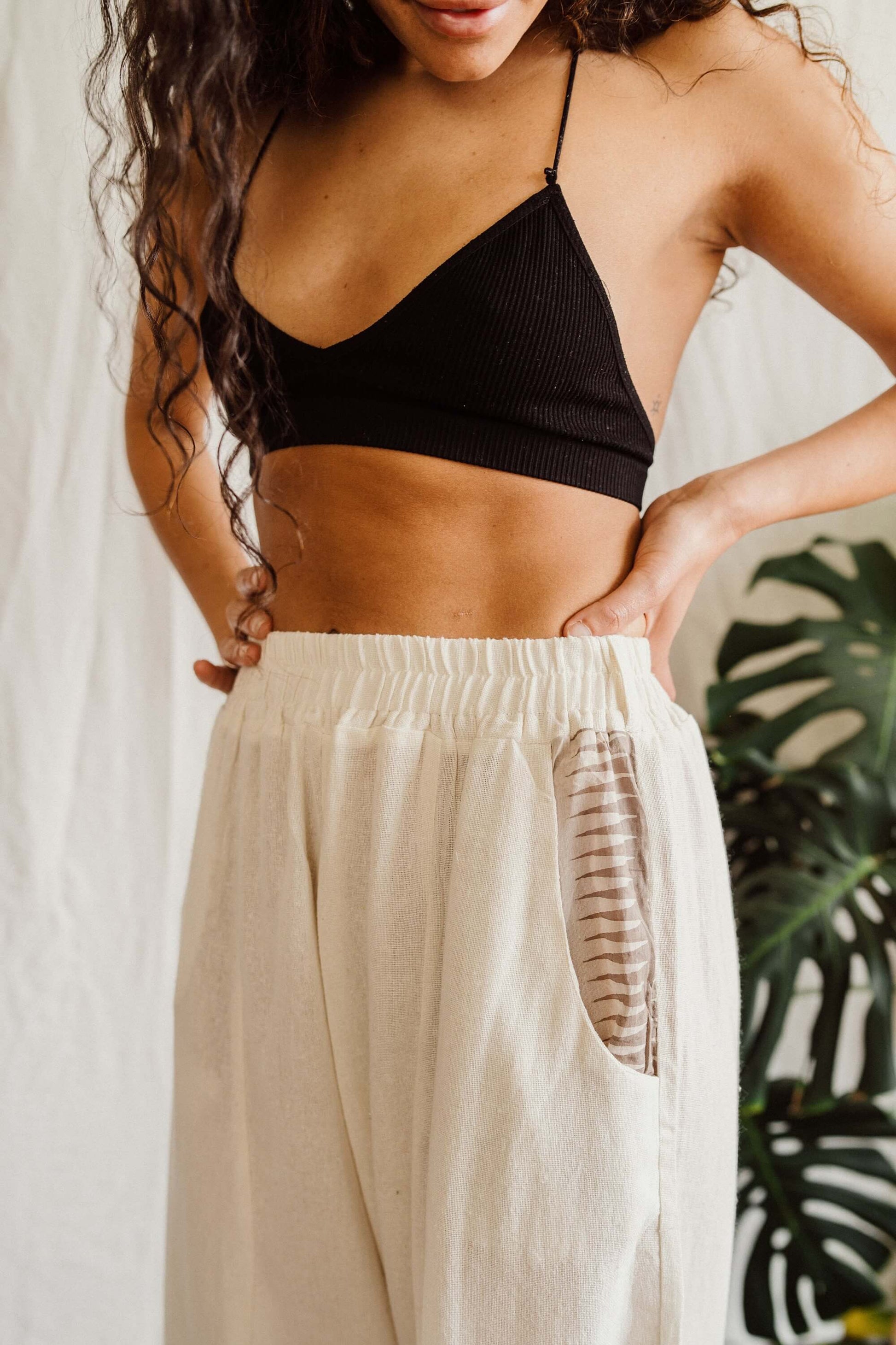 Trousers Inka Harem Trousers - White - UK 8-14 homeware shops bristol gift shops bristol Inka Free