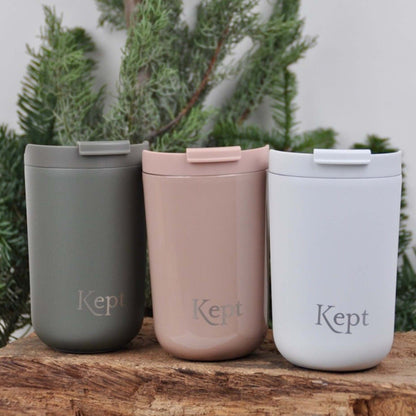 Stainless Steel Reusable Travel Mug - Three Colours homeware shops bristol gift shops bristol Kept For Life