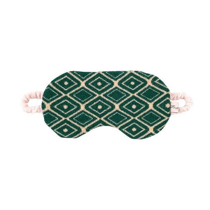 Forest Green Luxury Knitted Eye Masks homeware shops bristol gift shops bristol Knitluxe Studio
