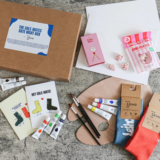 Art & Craft Kits The Sole-Mates Date Night Cosy Painting Box homeware shops bristol gift shops bristol Leiho