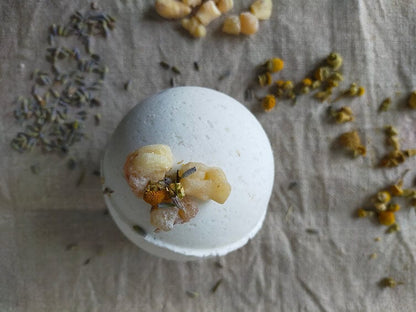 Bathbomb Botanical Bath Bomb - Calm & Quietude (lavender, frankincense & chamomile) homeware shops bristol gift shops bristol Lucy Litchfield