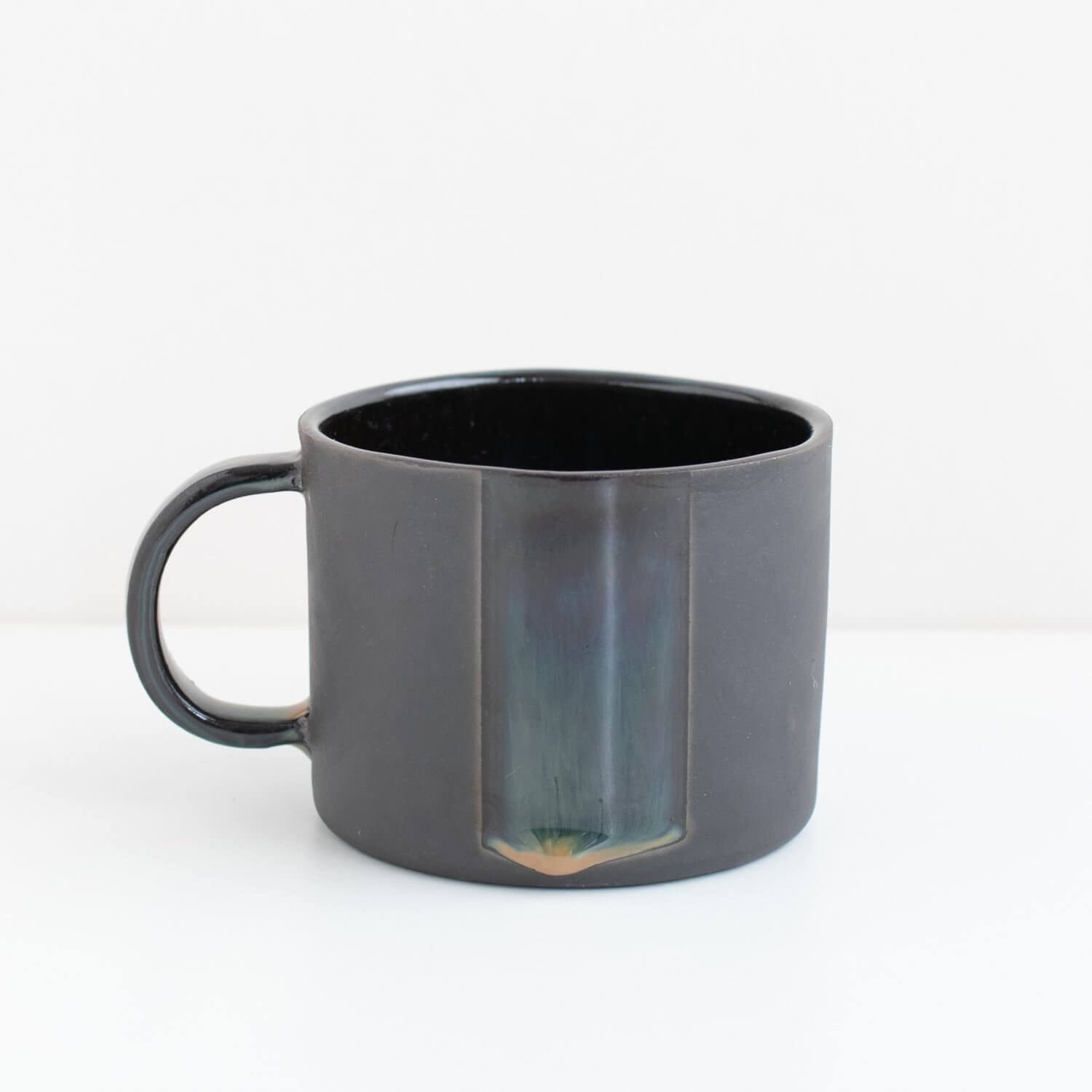 Medium Mug Cym Idwal Black Stoneware Mug (Various Glazes) homeware shops bristol gift shops bristol Naked Clay Ceramics