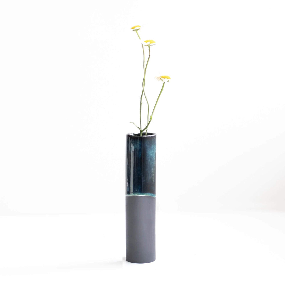 Handmade Vase Tall Black Stoneware Vase (Various Glazes) homeware shops bristol gift shops bristol Naked Clay Ceramics