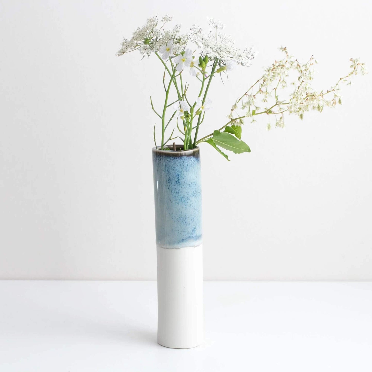 Porcelain Vase Nightfall Blue Tall Porcelain Vase (Various Glazes) homeware shops bristol gift shops bristol Naked Clay Ceramics