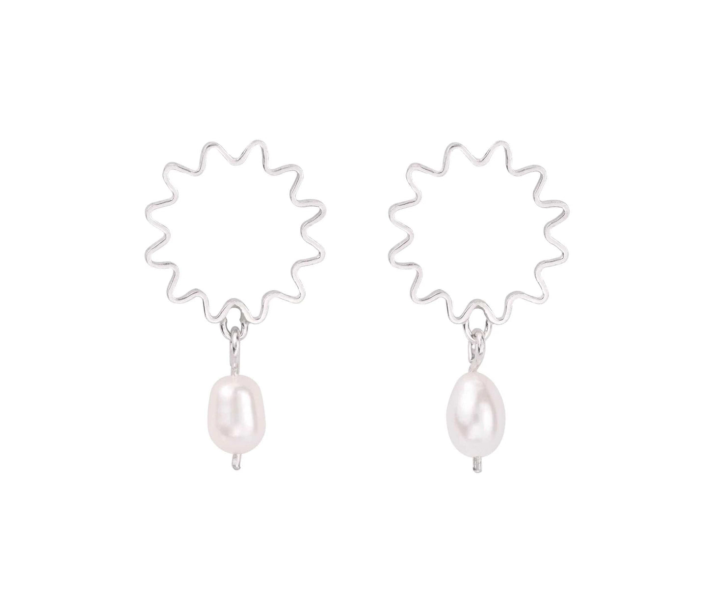 Earrings Recycled Silver Mini Pearl Studs - Recycled Silver or Gold Vermeil homeware shops bristol gift shops bristol Olivia Taylor