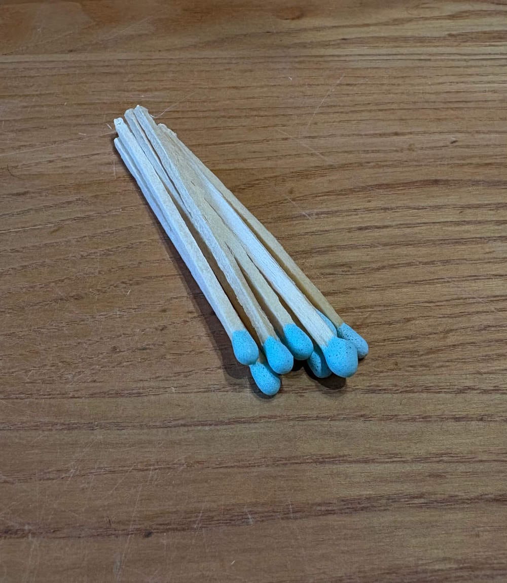 Long Matches Blue Long Matches (Various Colours) homeware shops bristol gift shops bristol Prior Shop