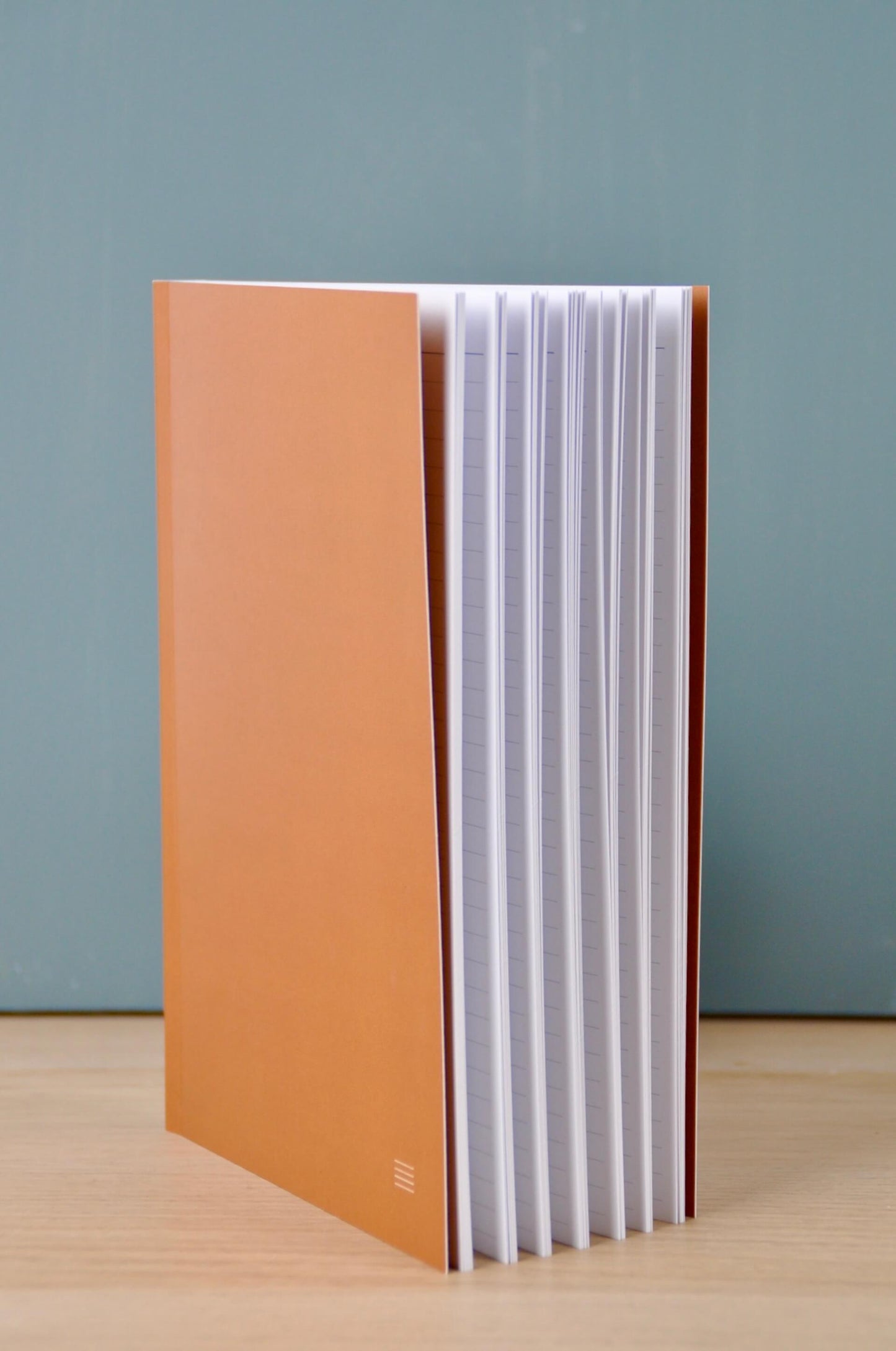 RULED Notebook/Sketchbook with Rust Orange Cover homeware shops bristol gift shops bristol PRIOR SHOP