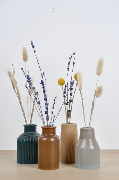 Vase Dust & Plant Resin Small Vase - 'Ribbed' - (various colours) homeware shops bristol gift shops bristol PRIOR SHOP