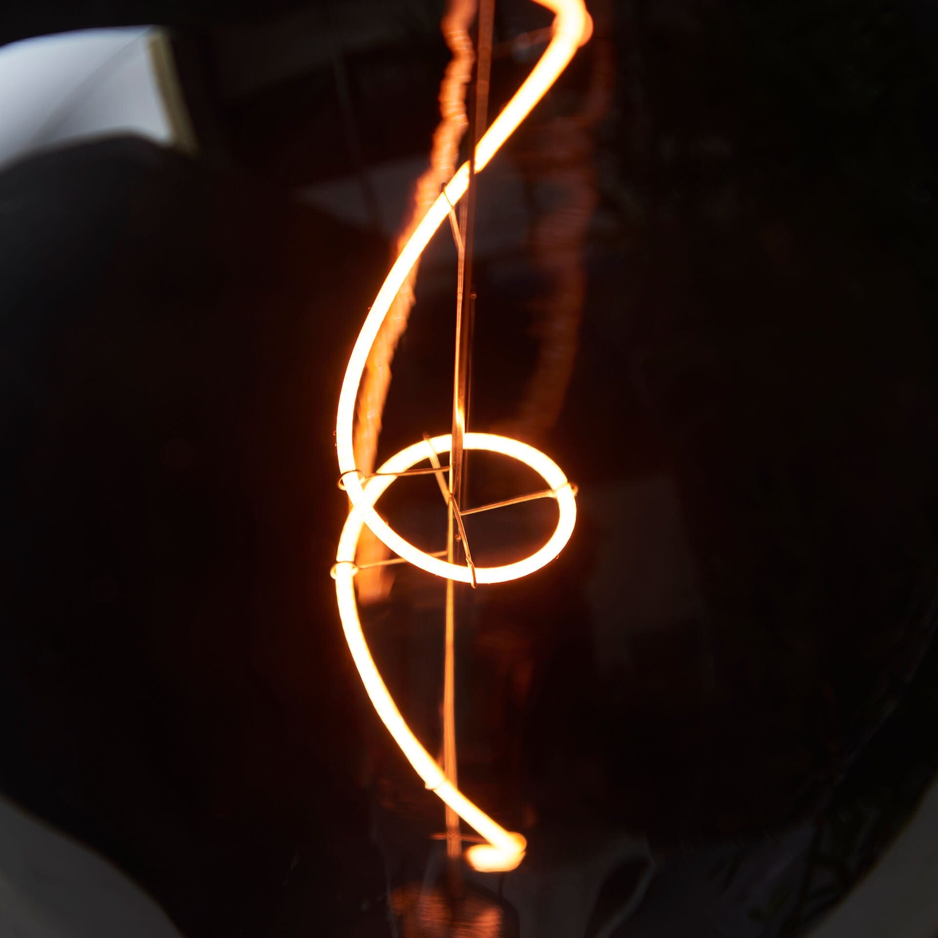 Black Tinted Glass LED Filament Bulb homeware shops bristol gift shops bristol PRIORMADE
