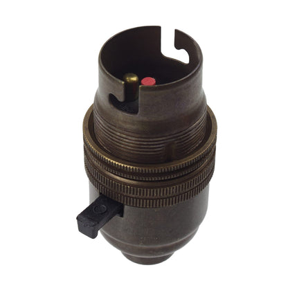 PRIORMADE Lamp Parts B22/Bayonet Lamp Holder - With Safety Switch - Desk Lamp Lamp Parts