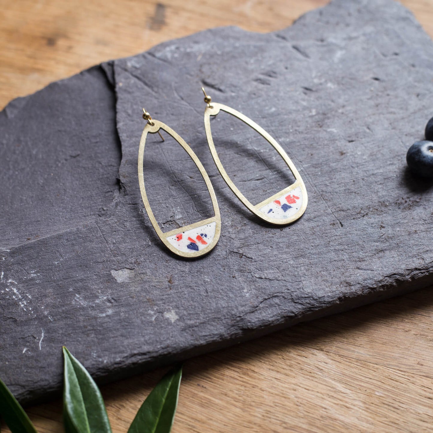 Jewellery White Perfect Drop Earrings homeware shops bristol gift shops bristol Scatter Jewellery