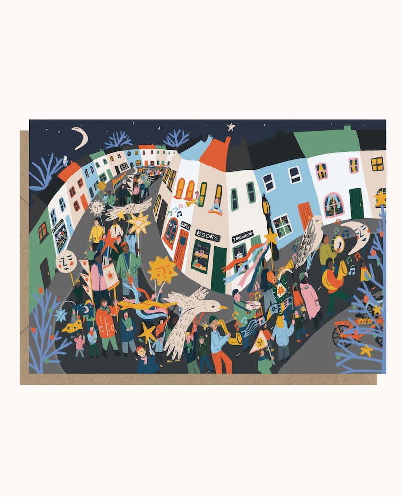 Christmas Card Winter Parade Christmas Greetings Cards - Various Designs homeware shops bristol gift shops bristol Sophie Colette