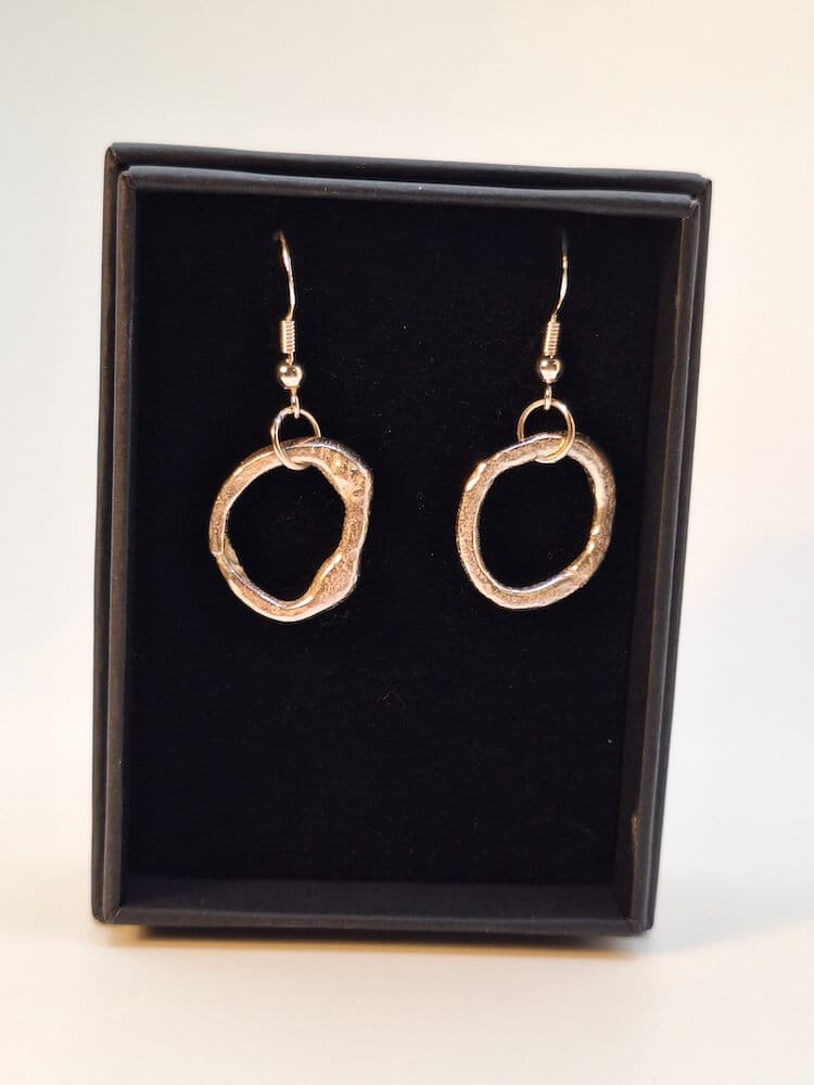Silver Earrings Circles Silver Lava Earrings (Various Designs) homeware shops bristol gift shops bristol Sputnik Jewellery
