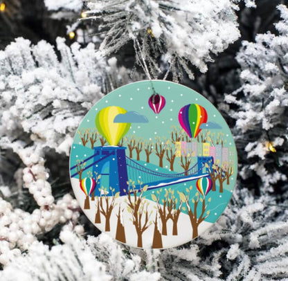 Bristol Bauble Winter Bristol Bauble Bristol Bauble (various designs) homeware shops bristol gift shops bristol Sunny Luna