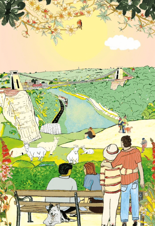Greeting & Note Cards Bristol Goats Greetings Card homeware shops bristol gift shops bristol Wild Flower Cards