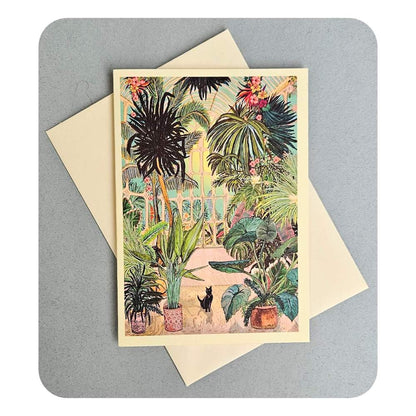 Tropical Greetings Cards Vintage Greenhouse Tropical Greetings Cards (Various Designs) homeware shops bristol gift shops bristol Wild Flower Cards