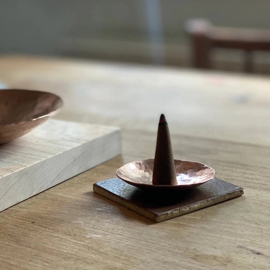 Incense Copper Incense Bowl homeware shops bristol gift shops bristol Bohobo Aromatherapies