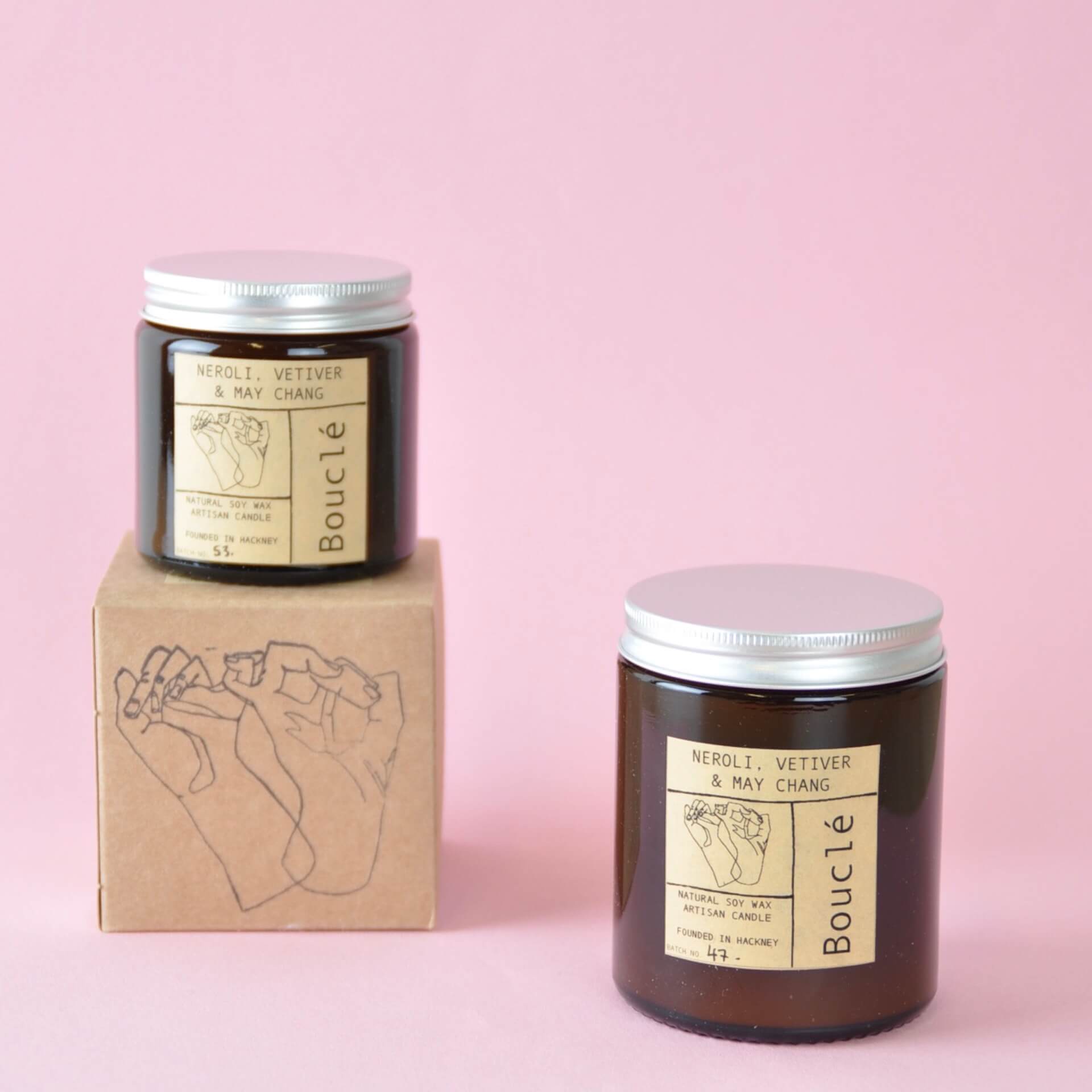 Candle 120ml Neroli, Vetiver & May Chang Candle homeware shops bristol gift shops bristol Bouclé