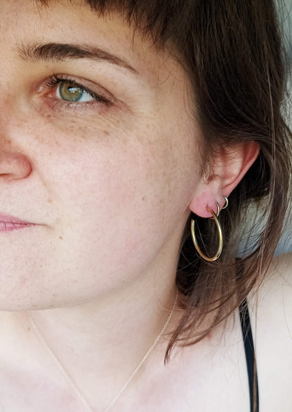 Earrings GEO Medium Hoops homeware shops bristol gift shops bristol By Maraca