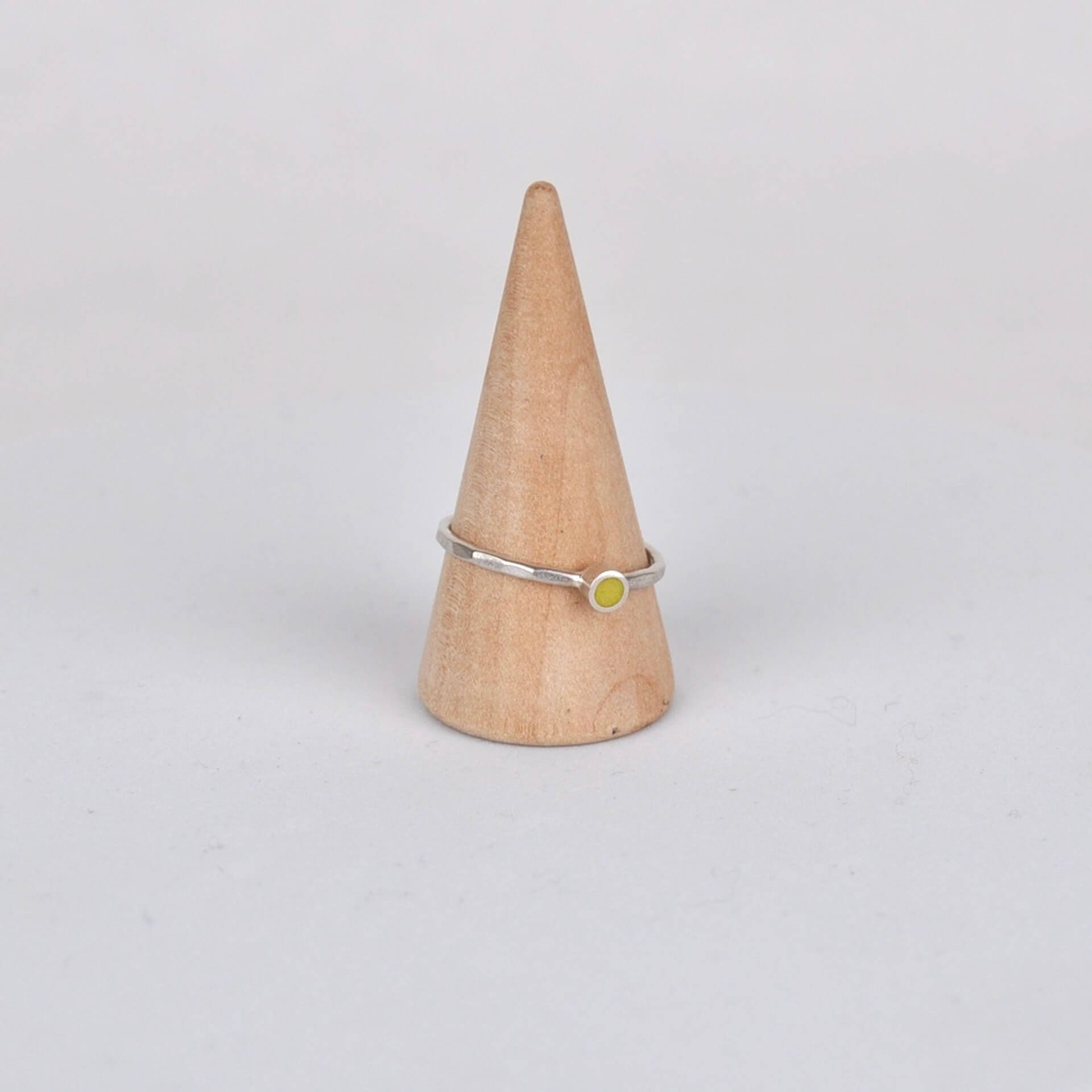 Ring Circle Stacking Ring - Yellow homeware shops bristol gift shops bristol Clare Lloyd