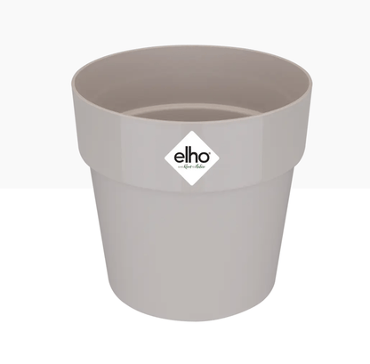 Plant Pots 9cm Recycled Plastic Plant Pot  -' b.for original' in Warm Grey homeware shops bristol gift shops bristol Elho