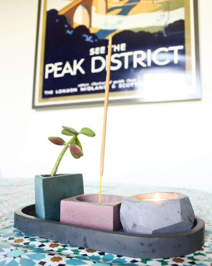 Incense Holder Concrete Incense Holder homeware shops bristol gift shops bristol Fern
