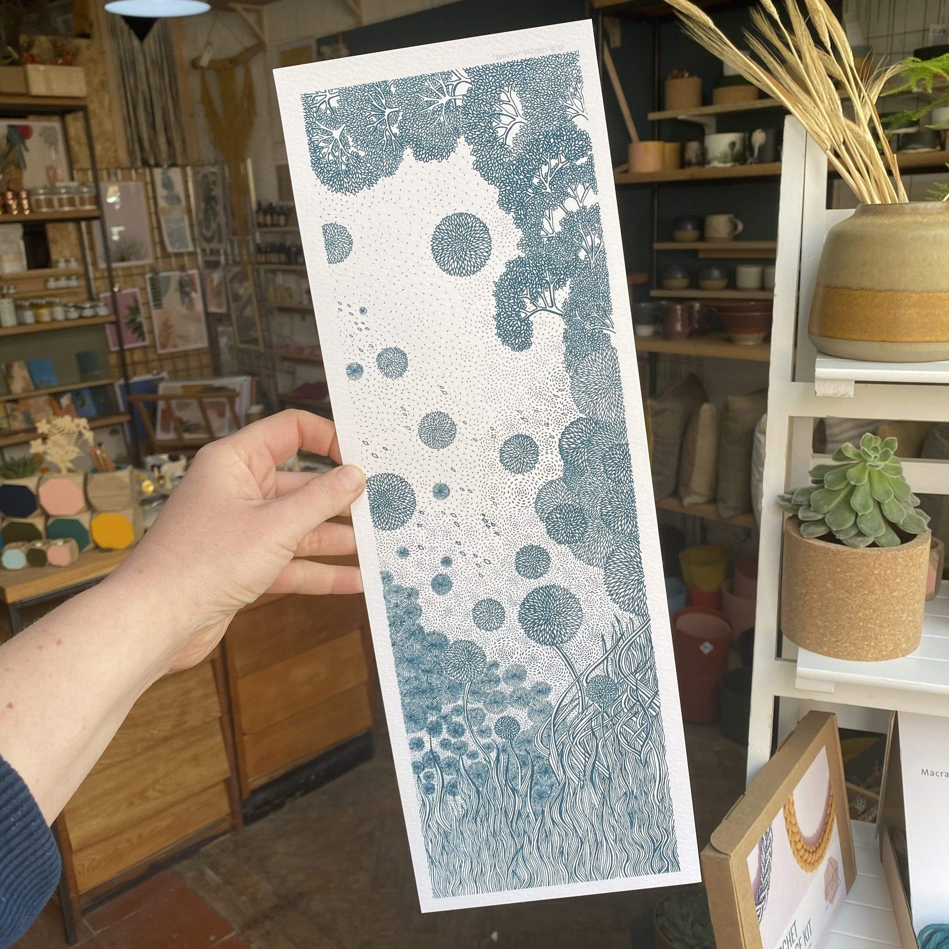 Prints 'Earth' Giclee Print homeware shops bristol gift shops bristol KULU