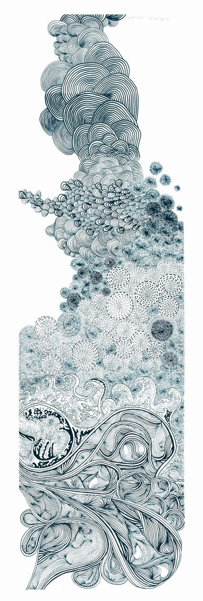 Prints 'Water' Giclee Print homeware shops bristol gift shops bristol KULU