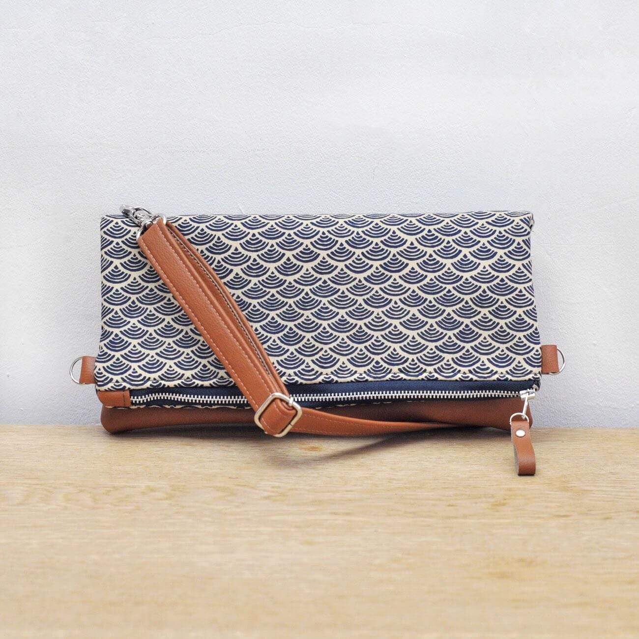 Bag Dahlia Fold Over Bag homeware shops bristol gift shops bristol Lauren Holloway
