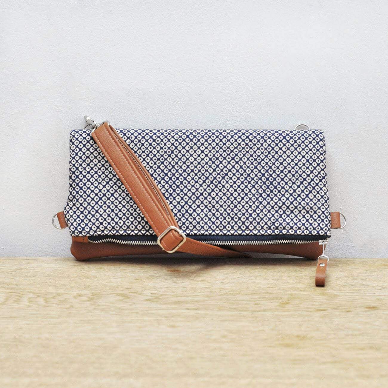 Bag Dahlia Fold Over Bag homeware shops bristol gift shops bristol Lauren Holloway